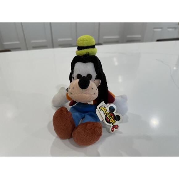 VTG Disney Bean Bag Plush Toy Mouseketoys GOOFY 10" W/ Original Tags - Picture 3 of 9